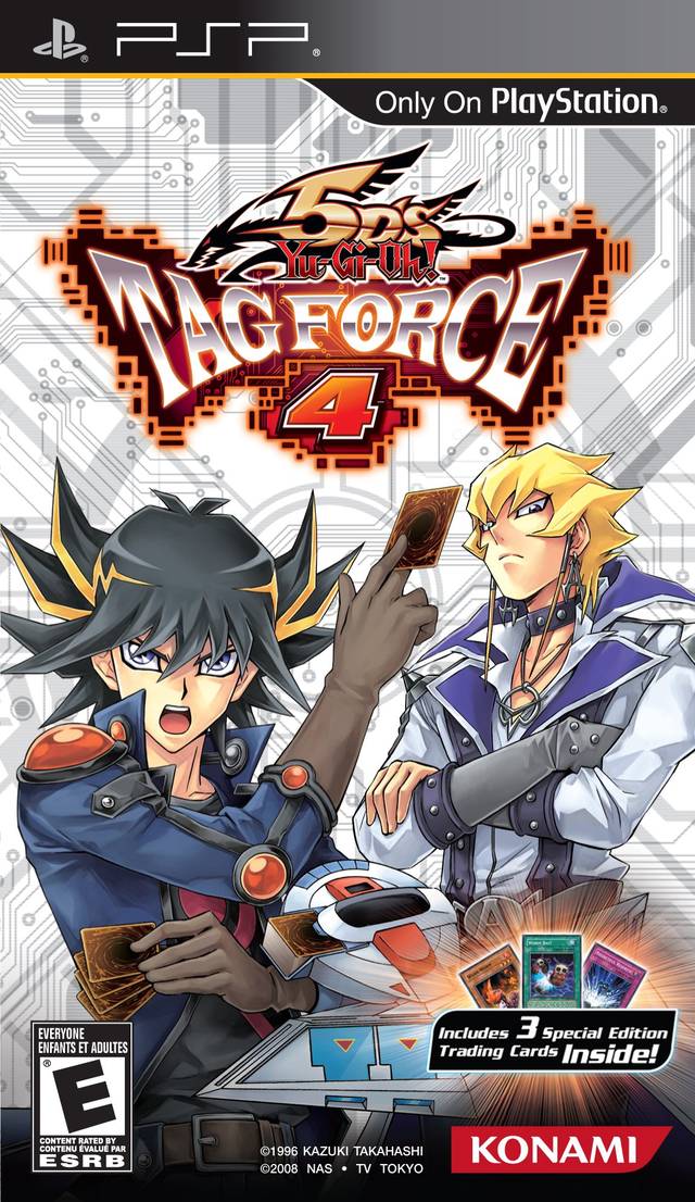 Front cover of Yu-Gi-Oh!: 5D's Tag Force 4 for PlayStation Portable