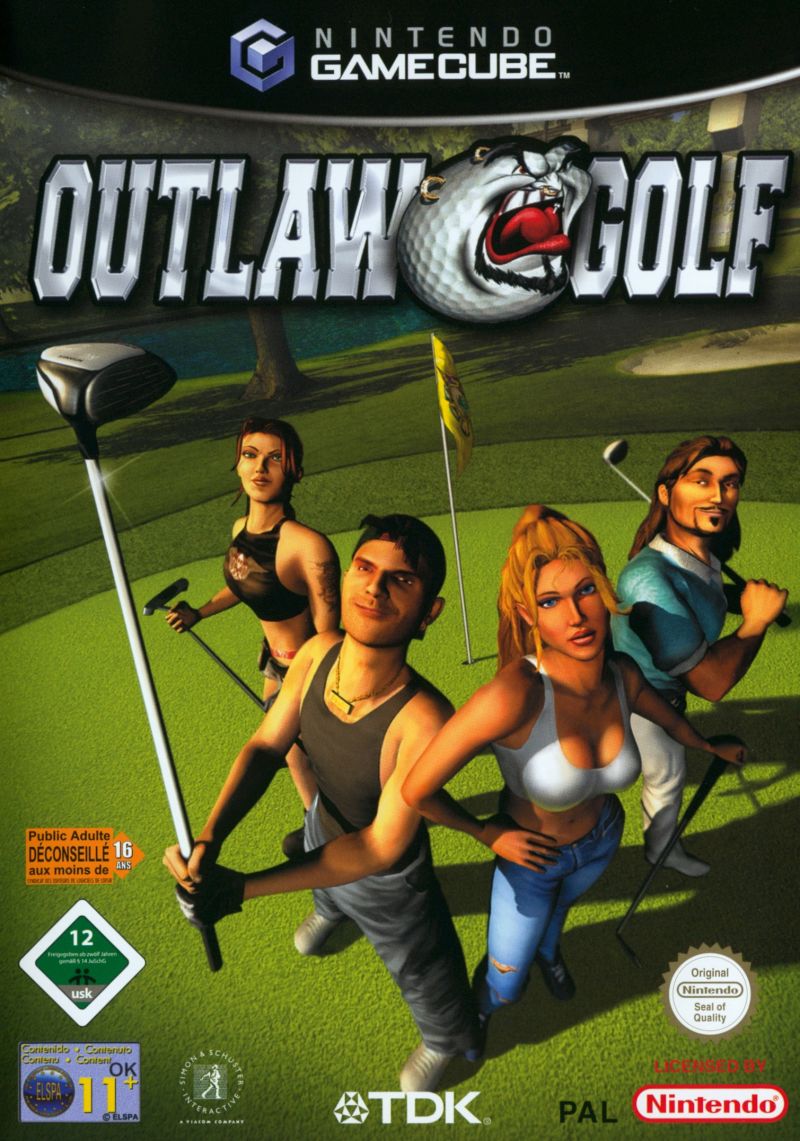 Front cover of Outlaw Golf for Nintendo GameCube