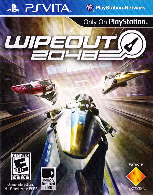 Front cover of WipEout 2048 for PlayStation Vita