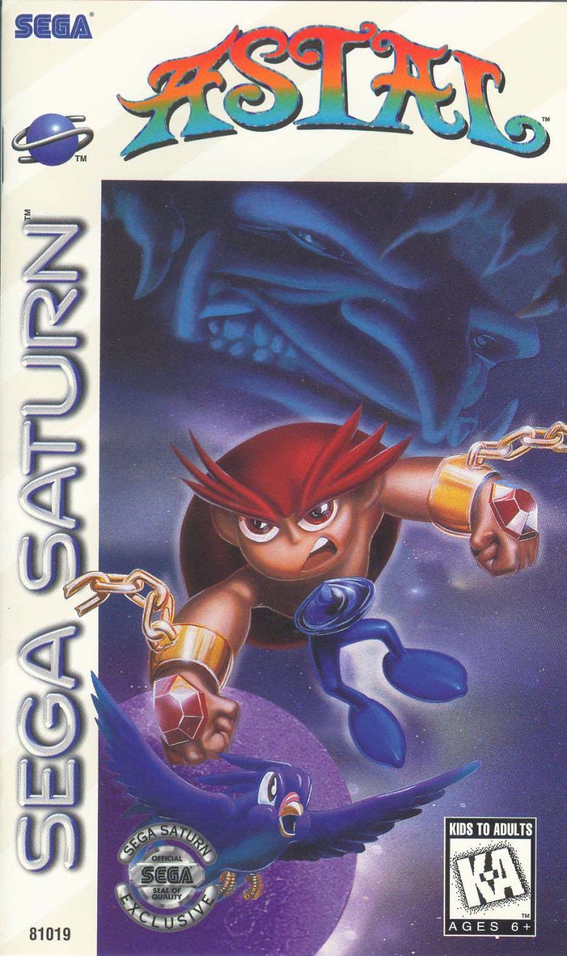 Front cover of Astal for Saturn
