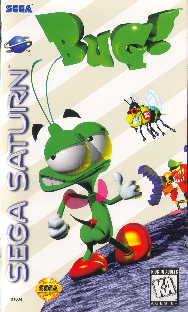 Front cover of Bug! for Saturn