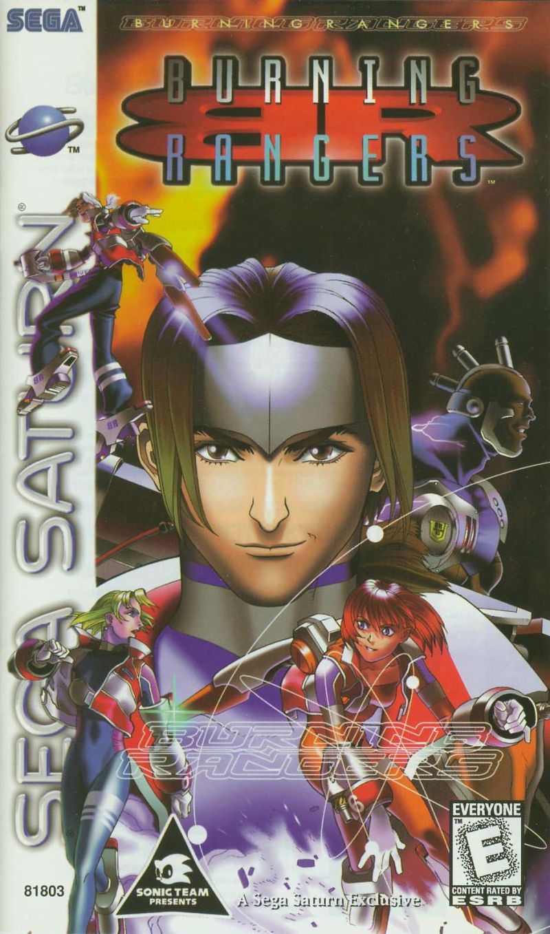 Front cover of Burning Rangers for Saturn
