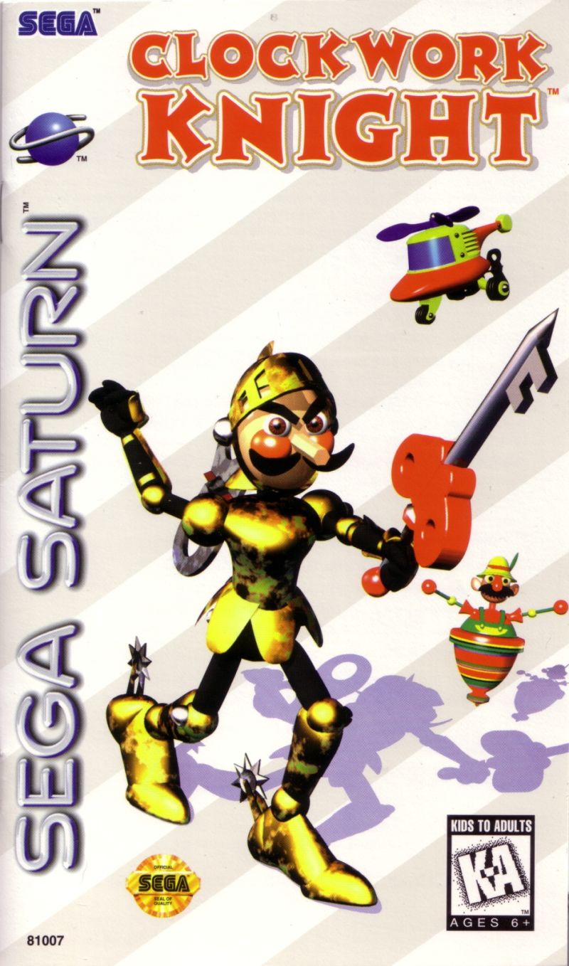Front cover of Clockwork Knight for Saturn