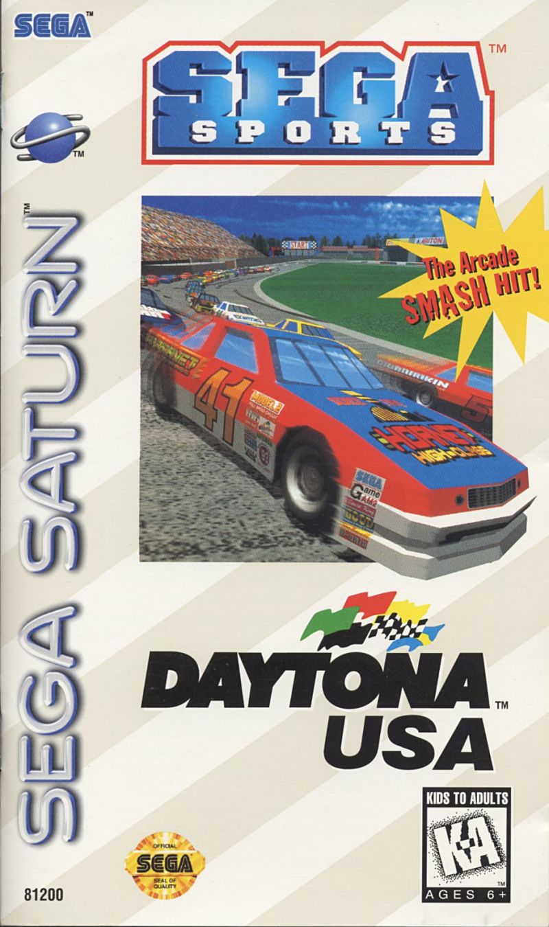 Front cover of Daytona USA for Saturn