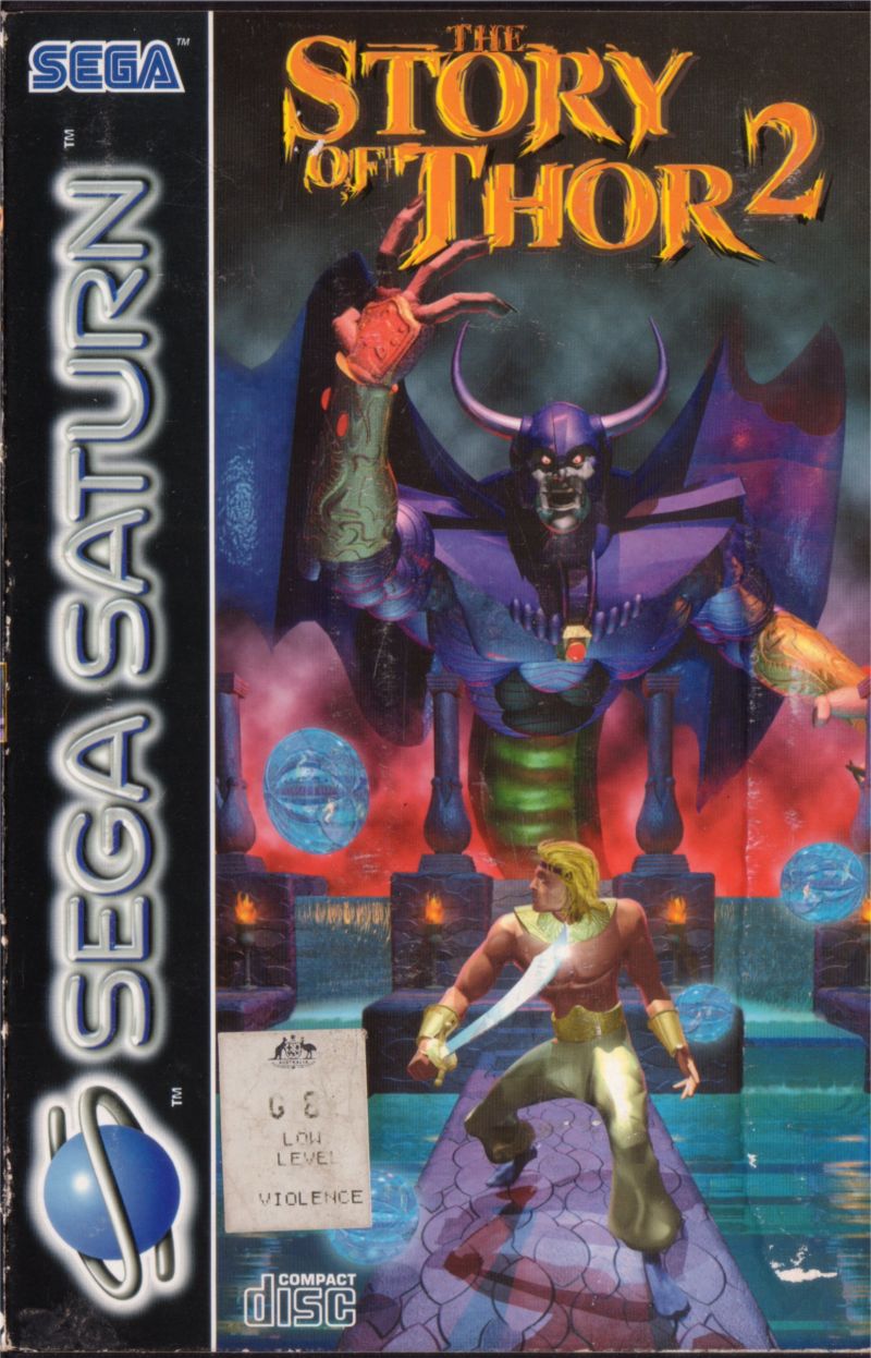 Front cover of The Legend of Oasis for Saturn