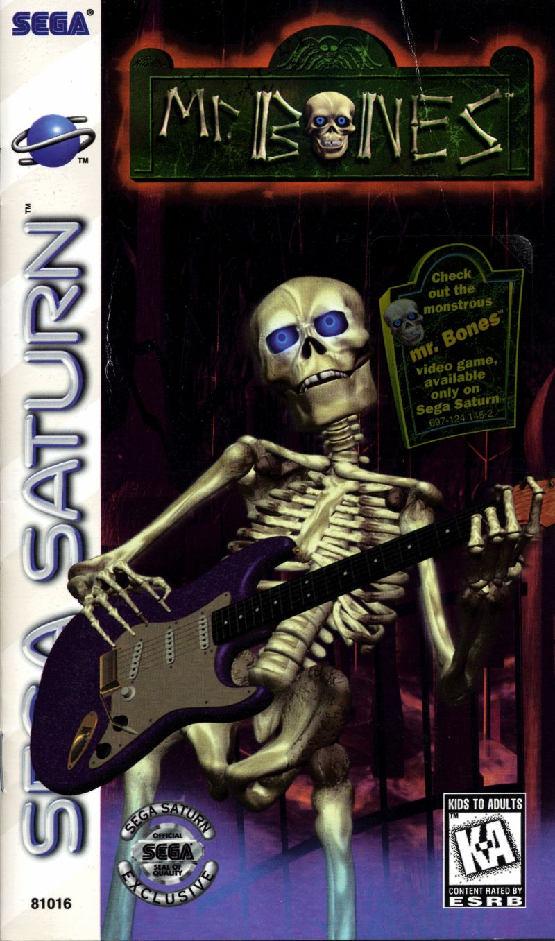 Front cover of Mr. Bones for Saturn