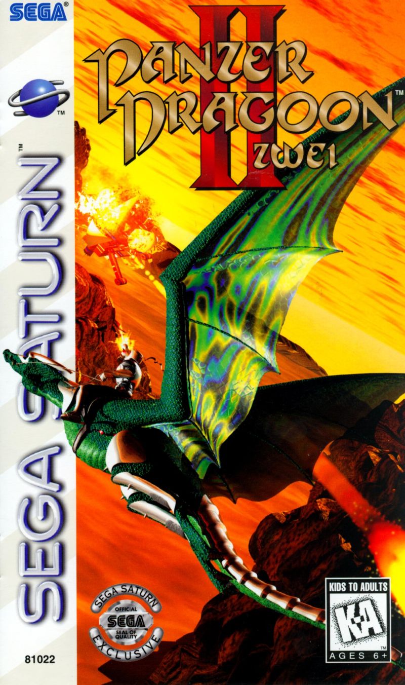 Front cover of Panzer Dragoon II: Zwei for Saturn