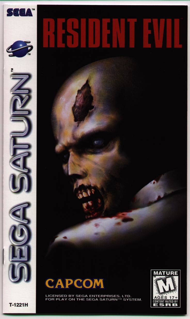 Front cover of Resident Evil for Saturn