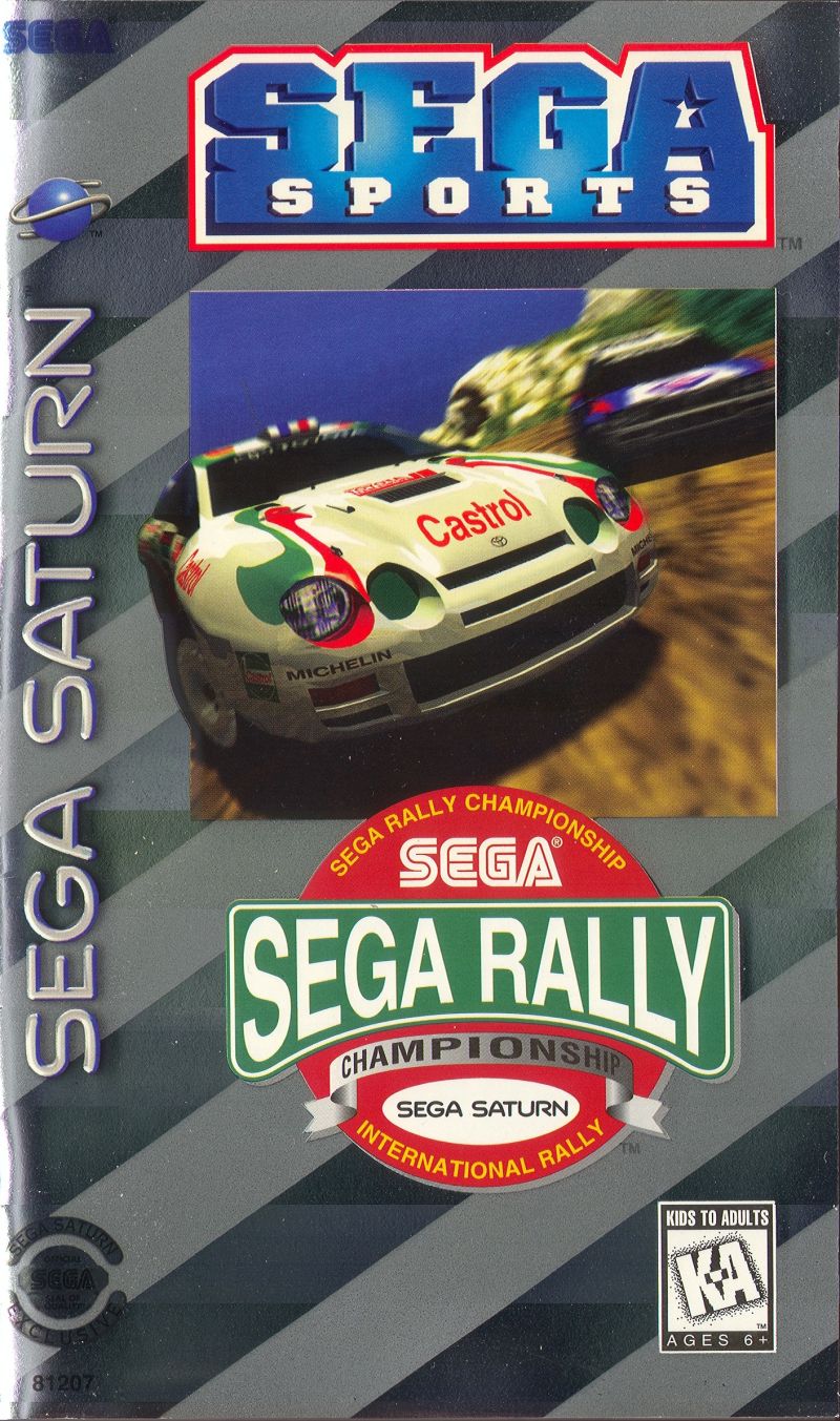 Front cover of SEGA Rally Championship for Saturn