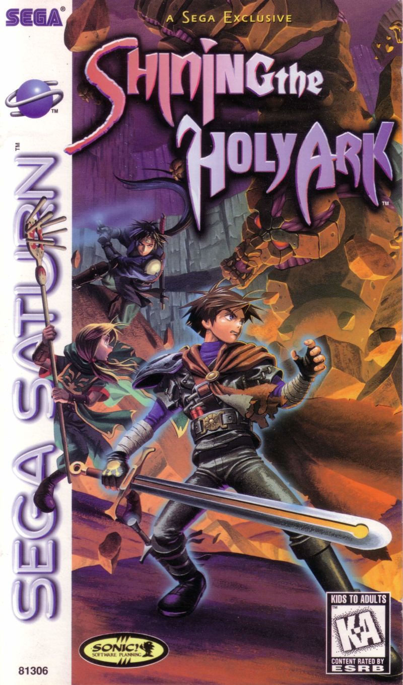 Front cover of Shining the Holy Ark for Saturn