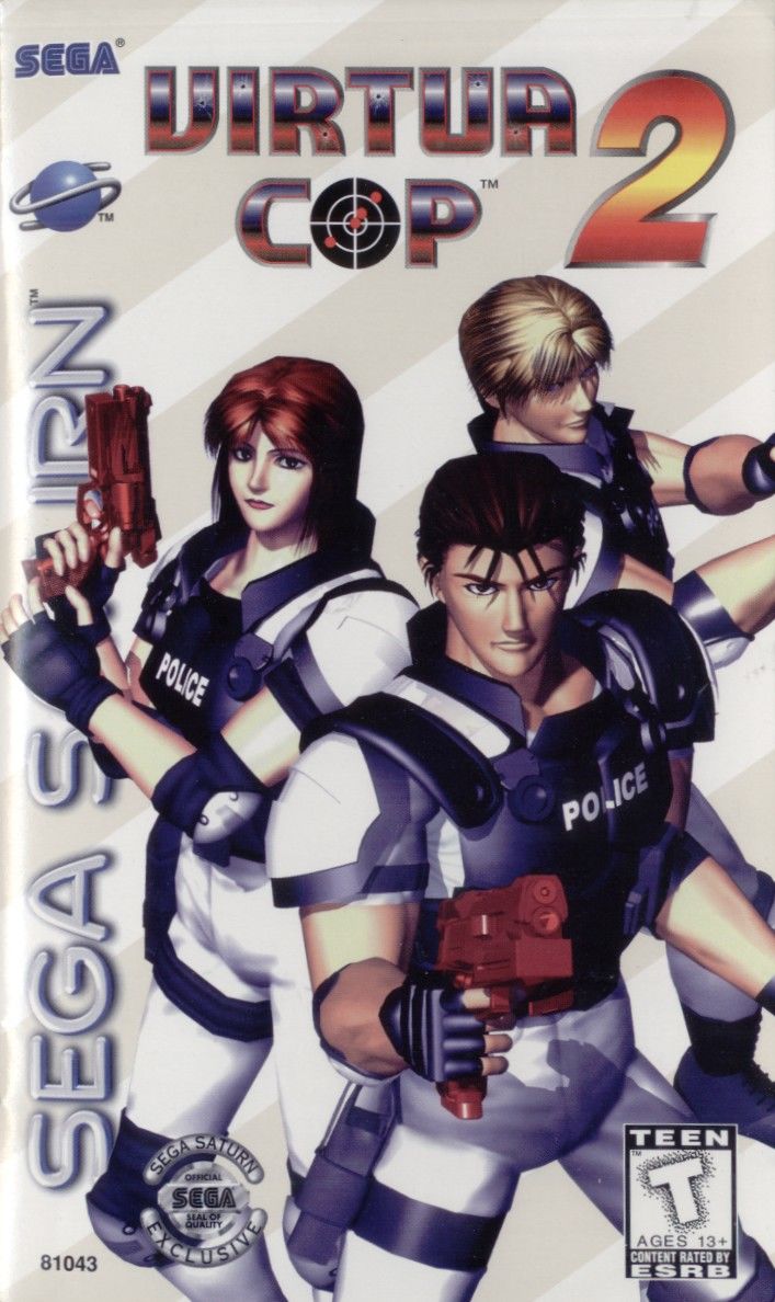 Front cover of Virtua Cop 2 for Saturn