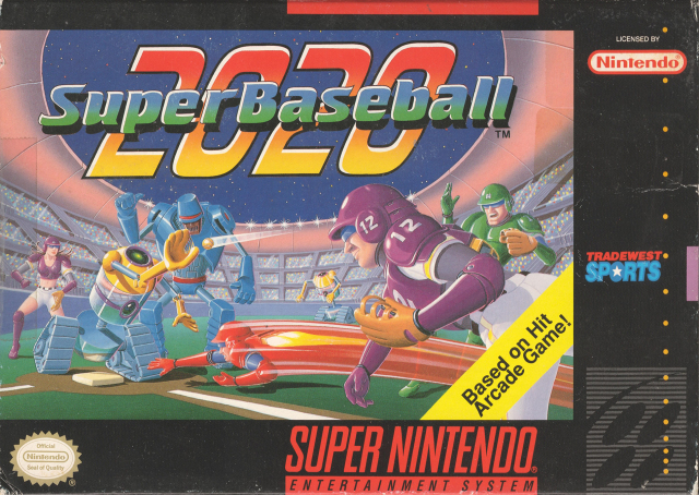 Front cover of Super Baseball 2020 for Super Nintendo