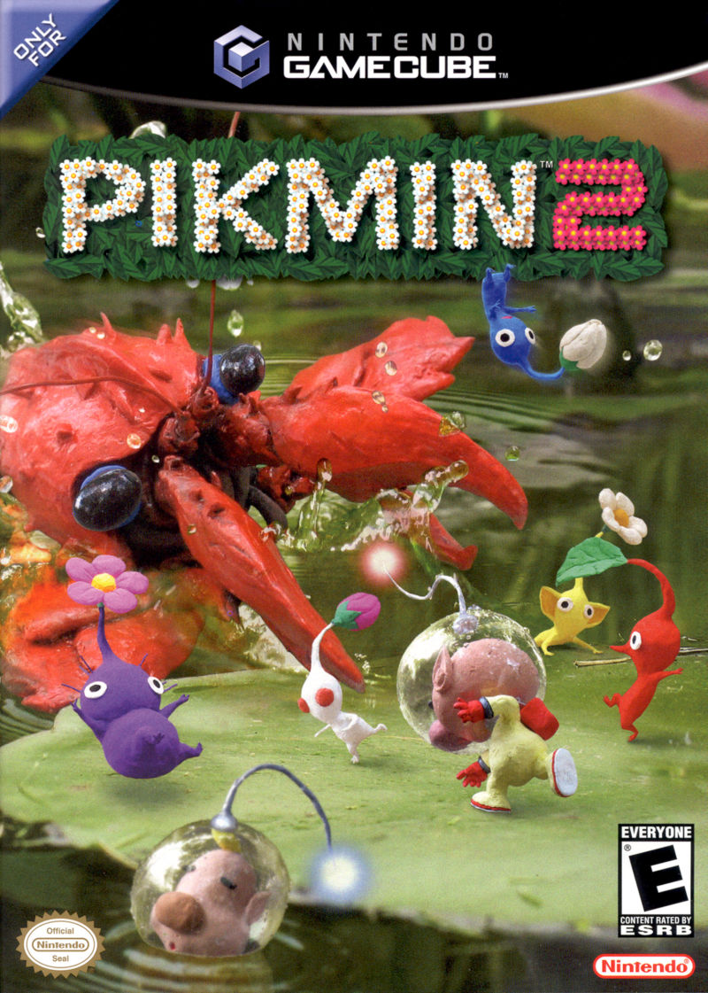Front cover of Pikmin 2 for Nintendo GameCube