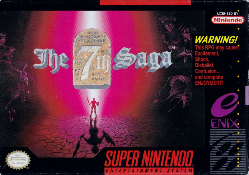 Front cover of The 7th Saga for Super Nintendo