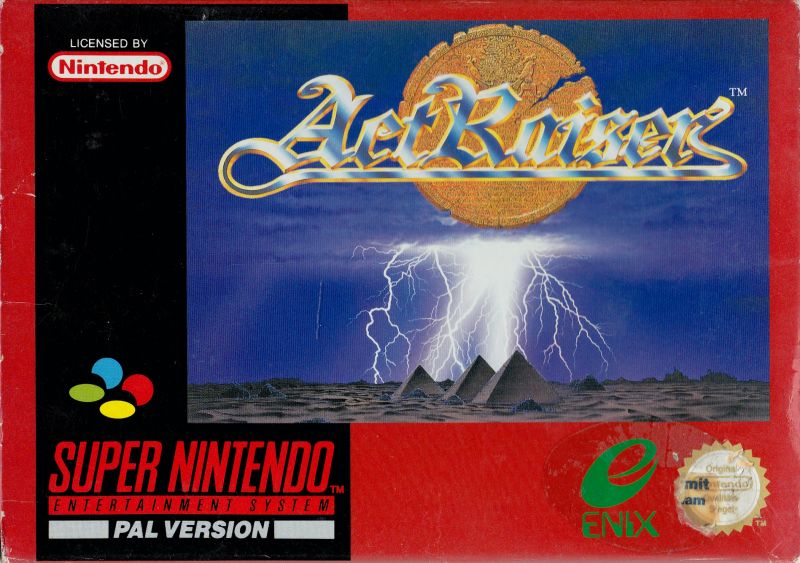 Front cover of ActRaiser for Super Nintendo
