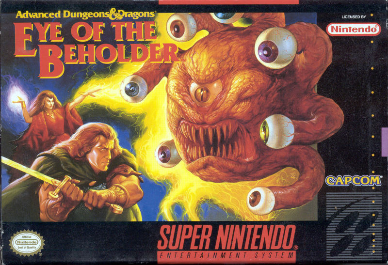 Front cover of Eye of the Beholder for Super Nintendo