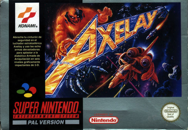 Front cover of Axelay for Super Nintendo