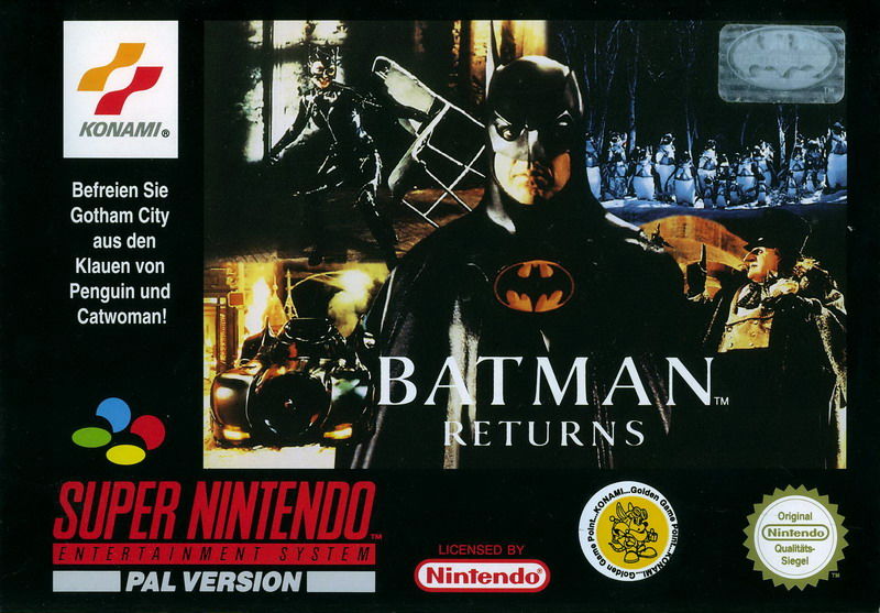 Front cover of Batman Returns for Super Nintendo