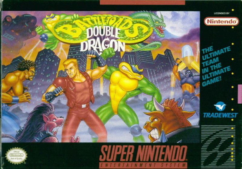 Front cover of Battletoads / Double Dragon for Super Nintendo