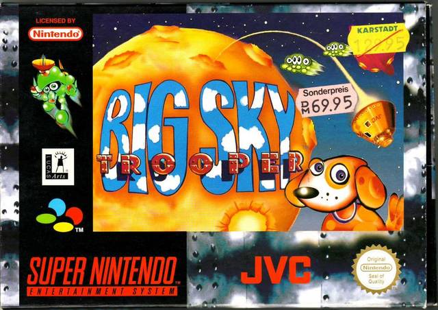 Front cover of Big Sky Trooper for Super Nintendo
