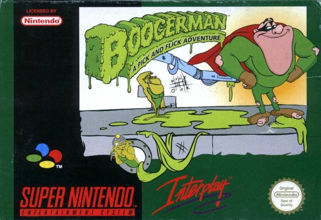 Front cover of Boogerman: A Pick and Flick Adventure for Super Nintendo