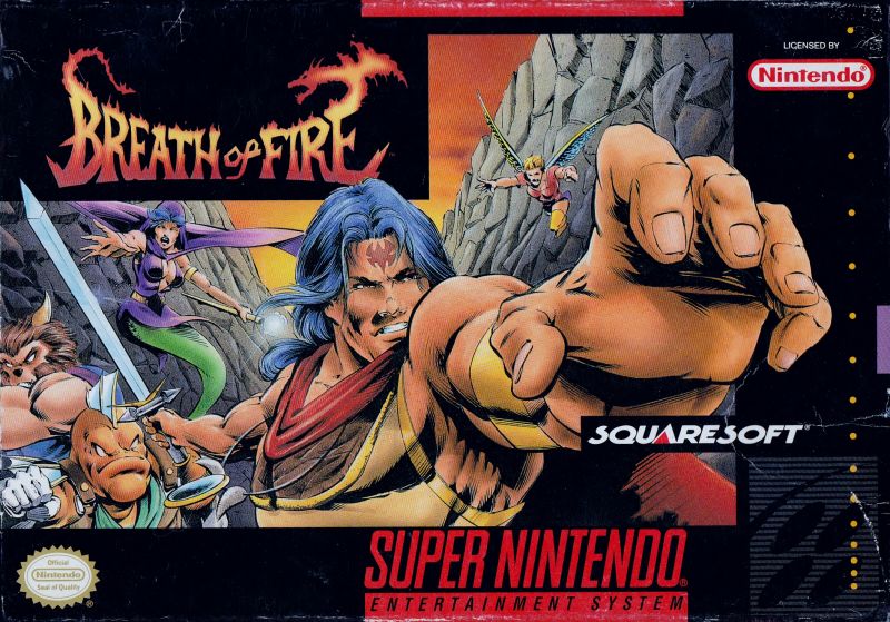 Front cover of Breath of Fire for Super Nintendo
