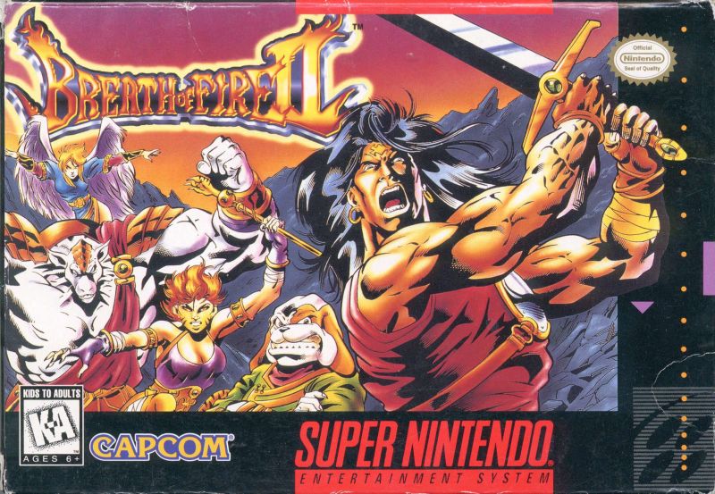 Front cover of Breath of Fire II for Super Nintendo