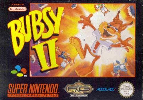 Front cover of Bubsy II for Super Nintendo