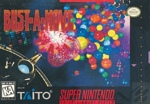 Front cover of Bust-A-Move for Super Nintendo