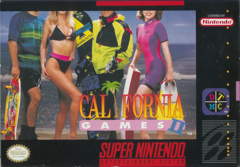 Front cover of California Games II for Super Nintendo