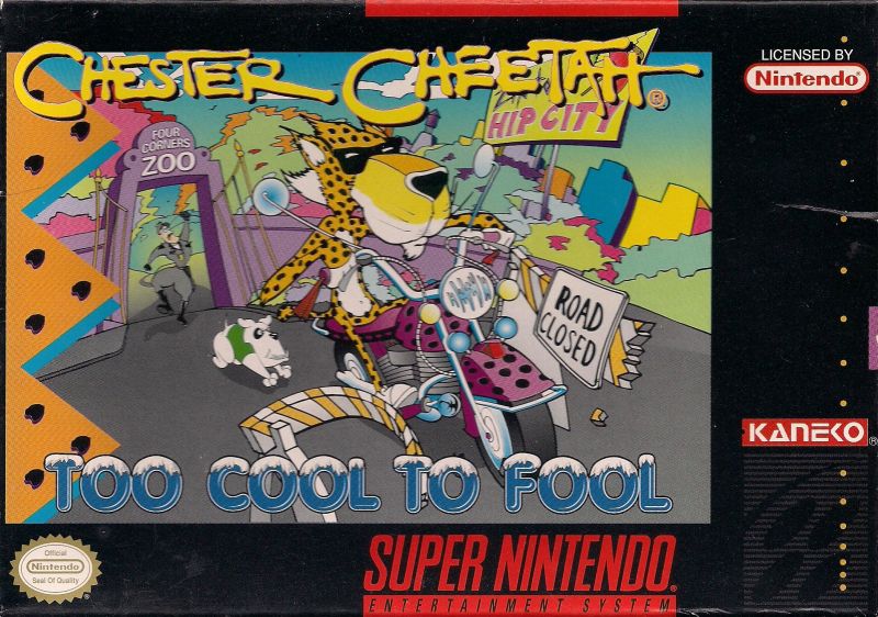 Front cover of Chester Cheetah: Too Cool to Fool for Super Nintendo