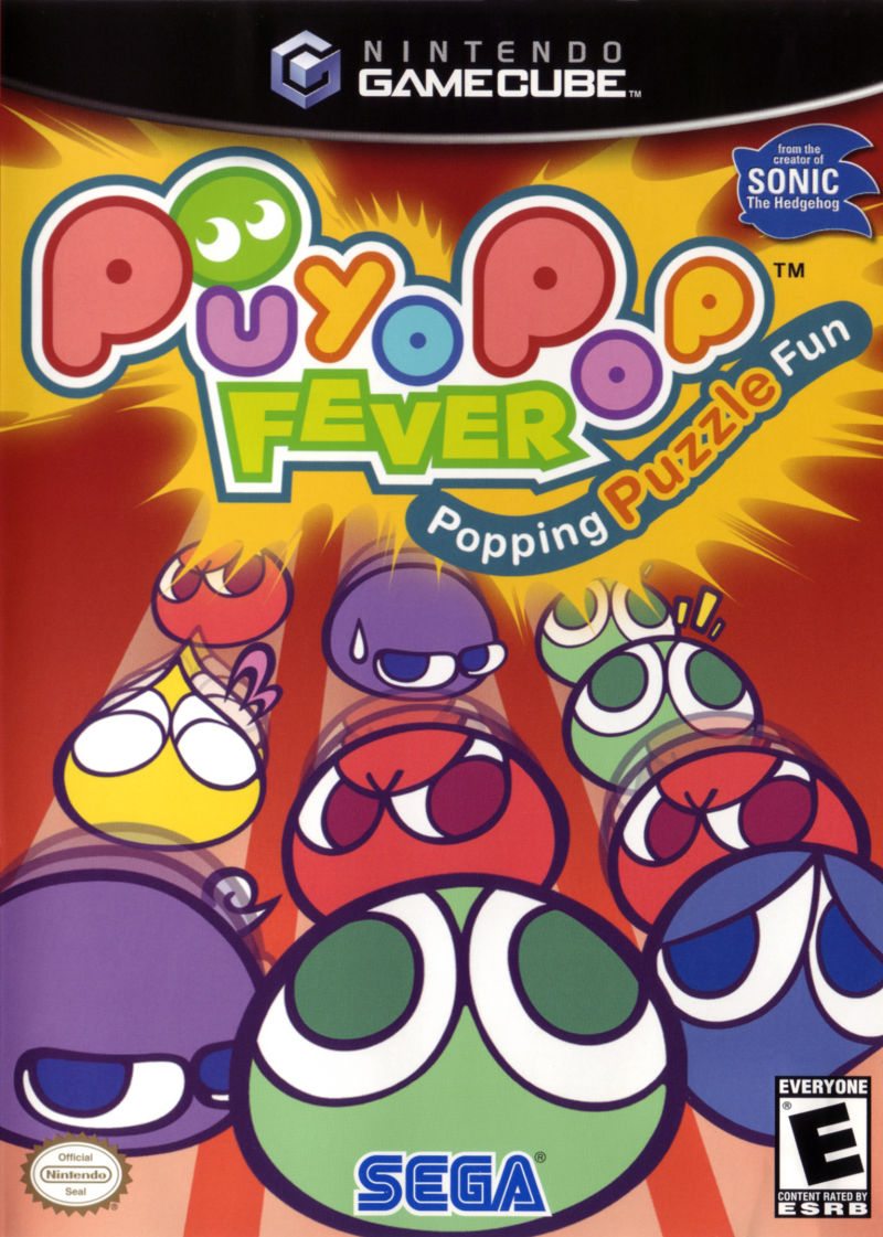 Front cover of Puyo Pop Fever for Nintendo GameCube