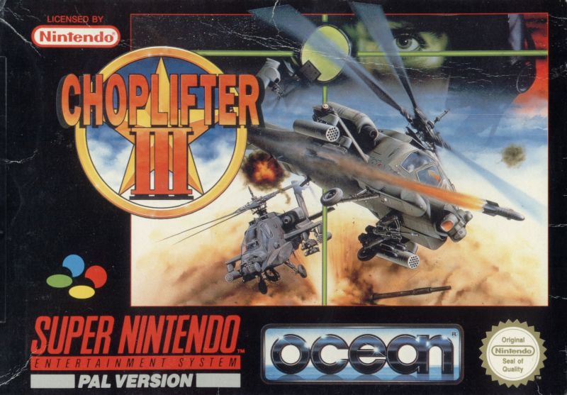 Front cover of Choplifter III: Rescue Survive for Super Nintendo