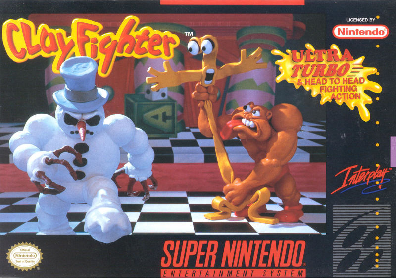 Front cover of Clay Fighter for Super Nintendo