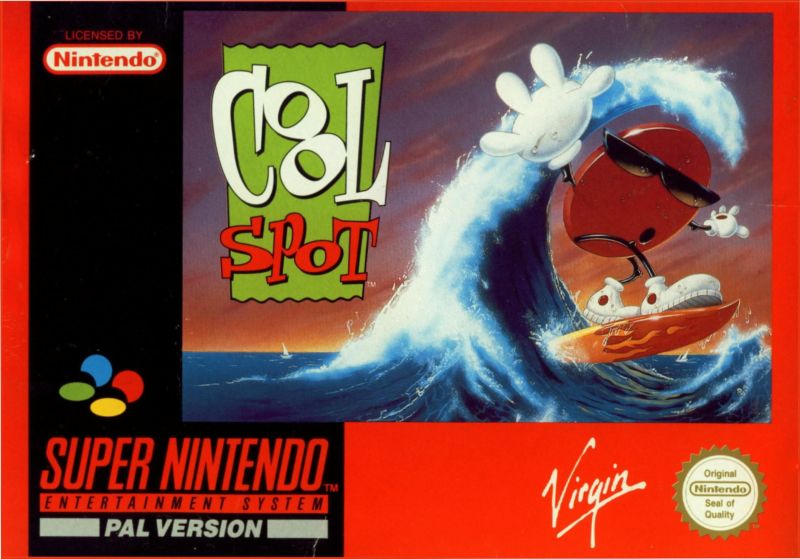 Front cover of Cool Spot for Super Nintendo