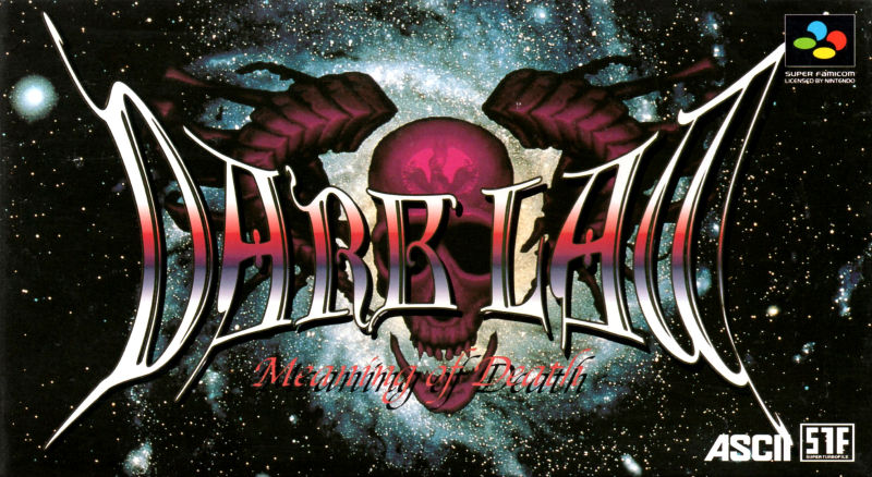 Front cover of Dark Law: Meaning of Death for Super Nintendo