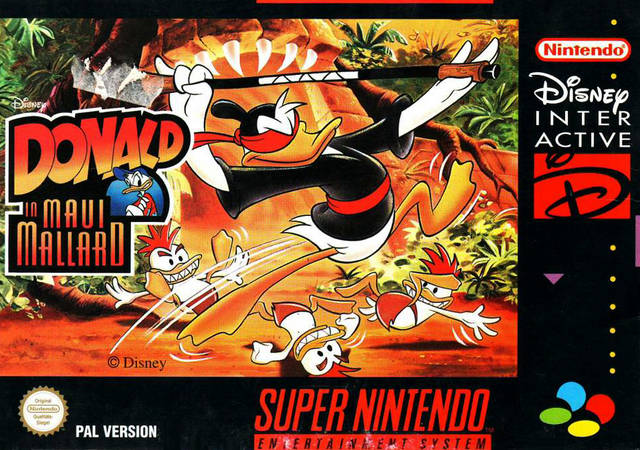Front cover of Maui Mallard in Cold Shadow for Super Nintendo