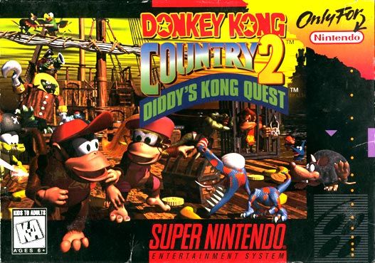 Front cover of Donkey Kong Country 2: Diddy's Kong Quest for Super Nintendo