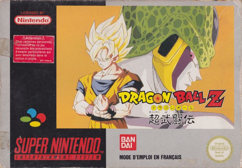 Front cover of Dragon Ball Z: Super Butōden for Super Nintendo