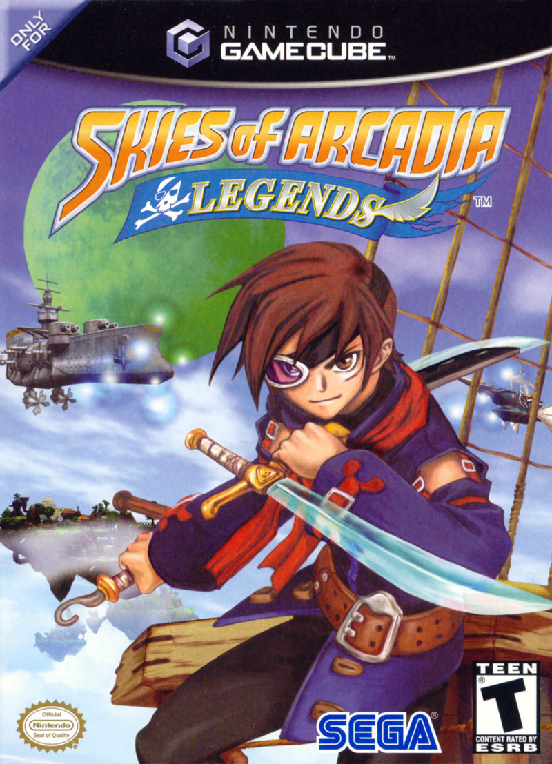 Front cover of Skies of Arcadia: Legends for Nintendo GameCube
