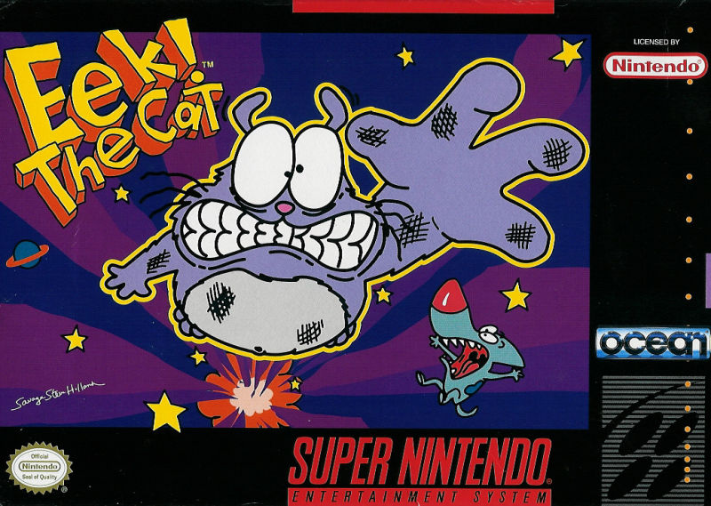 Front cover of Eek! the Cat for Super Nintendo