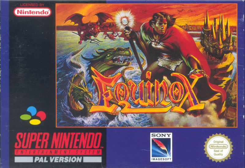 Front cover of Equinox for Super Nintendo