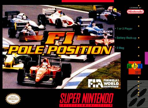 Front cover of F1 Pole Position for Super Nintendo