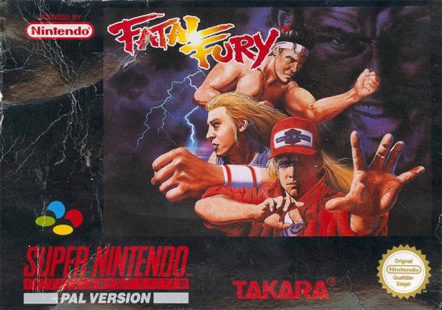 Front cover of Fatal Fury for Super Nintendo