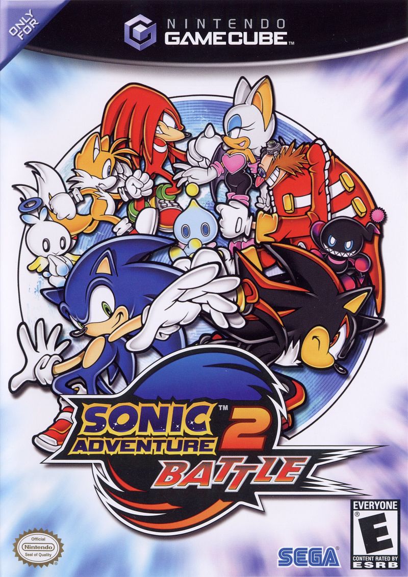 Front cover of Sonic Adventure 2: Battle for Nintendo GameCube