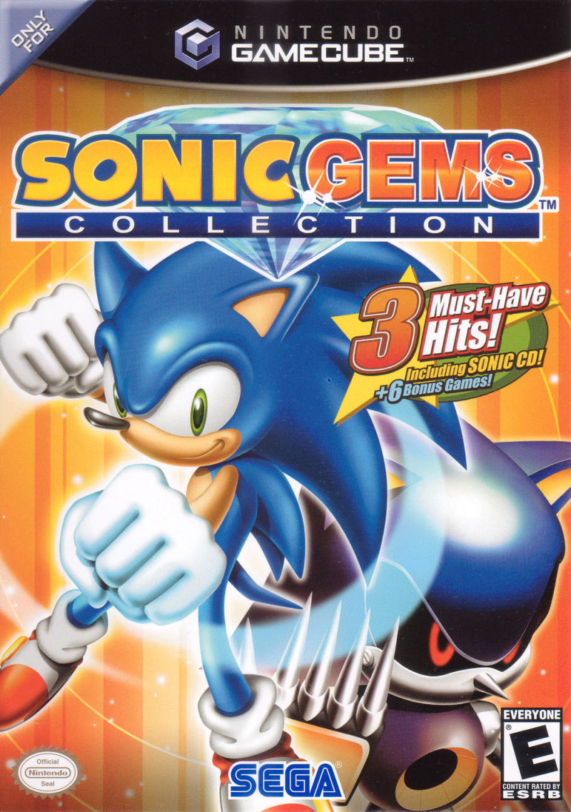 Front cover of Sonic: Gems Collection for Nintendo GameCube