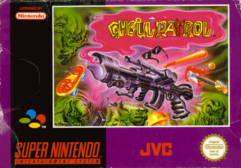 Front cover of Ghoul Patrol for Super Nintendo
