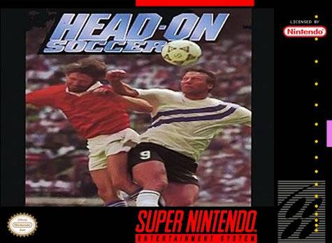 Front cover of Head-On Soccer for Super Nintendo