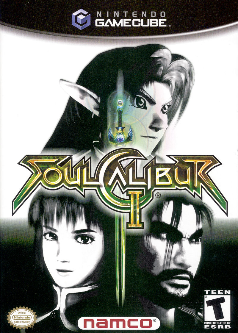 Front cover of SoulCalibur II for Nintendo GameCube
