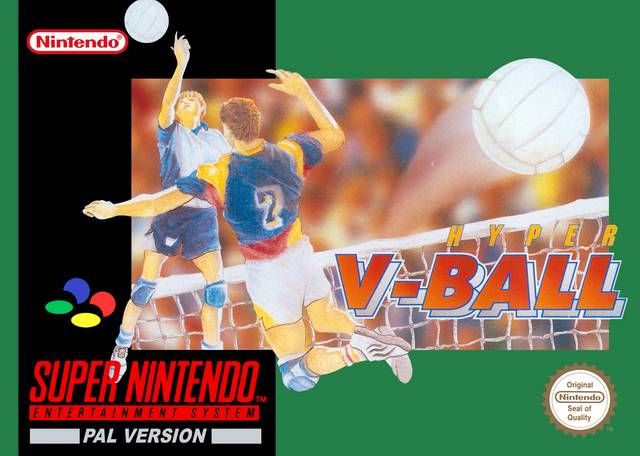 Front cover of Hyper V-Ball for Super Nintendo